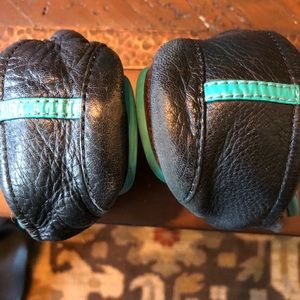 Tieks! Black leather GUC. Size 9.